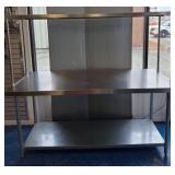 Stainless Steel Worktable with Upper Shelf