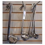 Stainless Steel Ladles with Hooked Handles