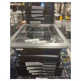 Stack of Cambro 1/2 Size Food Pans with Lids
