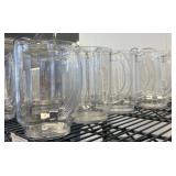 Clear Plastic Beverage Pitcher Set