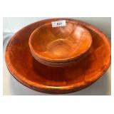 Winco Woven Wood Bowls