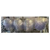 Purple Textured Plastic Bowls