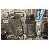 Stainless Steel and 5-Sided Box Graters
