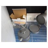 Cast Iron Burger Press Set and Steak Weight