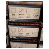 Hand-Tek Disposable Latex Gloves, Medium