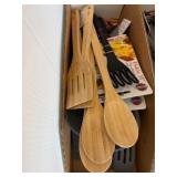 Wooden and Silicone Kitchen Utensils