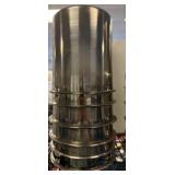 6- 4.25 Qt Stainless Steel Bain Marie inserts