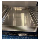 6 Winco Half-Size Aluminum Sheet Pans, 13ï¿½ï¿½x18ï¿½ï¿½