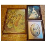 Three Framed Religious Prints
