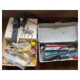 Fishing Gear Lot with Knife and Accessories