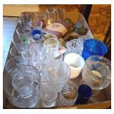 Glassware and Decoratives Lot