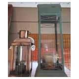Two Metal and Glass Lanterns