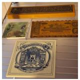 Four Decorative Ephemera Items