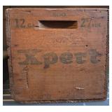 Wooden Xpert Ammunition Crate with Markings