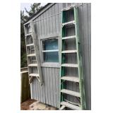 Two Ladders Including Werner Fiberglass Ladder 7ft