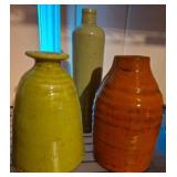 Three Ceramic Decorative Vases