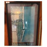 Framed Murrells Inlet Aerial View Poster