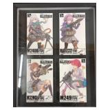 4 Framed TOMYTEC 1/12 Scale Model Kits