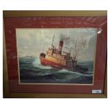 Framed Maritime Print by L.F. Tantillo, 1998