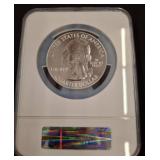 2010 5 Oz Silver Quarter Mount Hood MS69