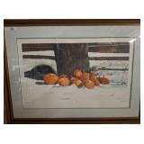 Framed Print ï¿½Pumpkins in the Snowï¿½, 36ï¿½26