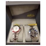 Two Invicta Pro Diver Watches