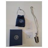 Bradford Exchange Sapphire Pendant Necklace