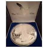 Half-Pound Fine Silver Eagle Coin in Case