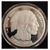 2001 Buffalo Nickel Silver Round Copy