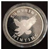 Sunshine Minting 1 oz .999 Fine Silver Round
