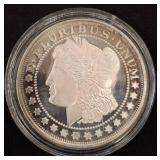 Morgan Design .999 Fine Silver Round