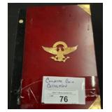 Red Coin Album with Assorted U.S. Coins