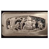 Franklin Mint Sterling Silver Bar, 500 Grains