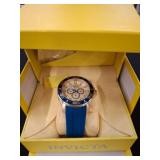Invicta Pro Diver Watch with Blue Strap