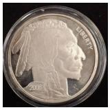 2008 .999 Fine Silver Buffalo Coin
