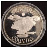 Arizona 1 Troy Oz Silver Round in Capsule