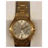 Seiko Kinetic 100m Gold-Tone Wristwatch