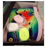 Nike Air Jordan 1 High Top Rainbow Sneakers, Sz 12