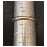 14K Gold Band Ring, Plain Design