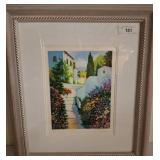 Framed Print of Mediterranean Landscape