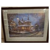 Framed Print of Winter Scene by Bart Pellijn Shane