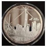 Commemorative Freedom Tower Silver Round