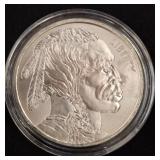 1 Oz .999 Fine Silver Buffalo Round Coin