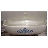 CorningWare Blue Cornflower Casserole Dish
