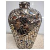 Mosaic Glass Vase by Home Accents