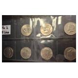 Kennedy Half Dollar Coins