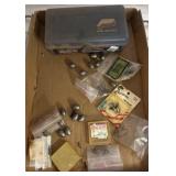 Plano Tackle Box with Fishing Weights and Hooks