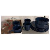 Mainstays Dinnerware & Pyrex Measuring Cups