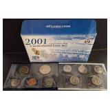 2001 United States Mint Coin Set