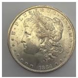 1884-O Morgan Silver Dollar Coin
